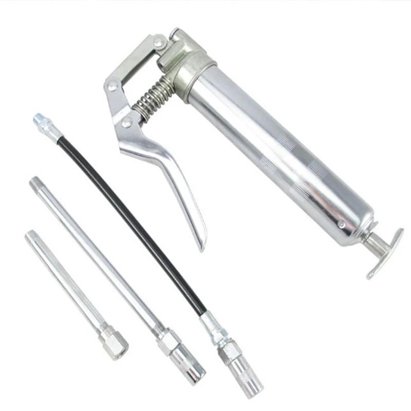 

120cc Mini Car Manual Grease Gun 2900PSI Car Oil Pump Oiler With Oil Hose Handheld High Pressure Oiler Hand Tools For Auto Train set