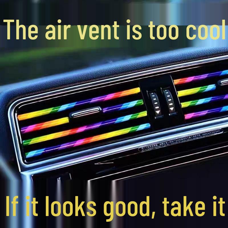 Electroplated Colored Universal Car Vent Decorative Strip