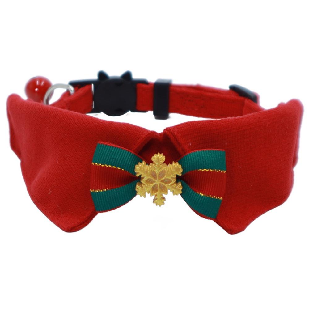Cute Kitten Bowties Collar Necklace with Bell Kitten Christmas Bow Collar  Cats