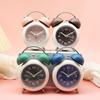 Simple Creative Personality Metal Student Children's Bedroom Bedside Battery Timing Round Digital Scale Alarm Clock