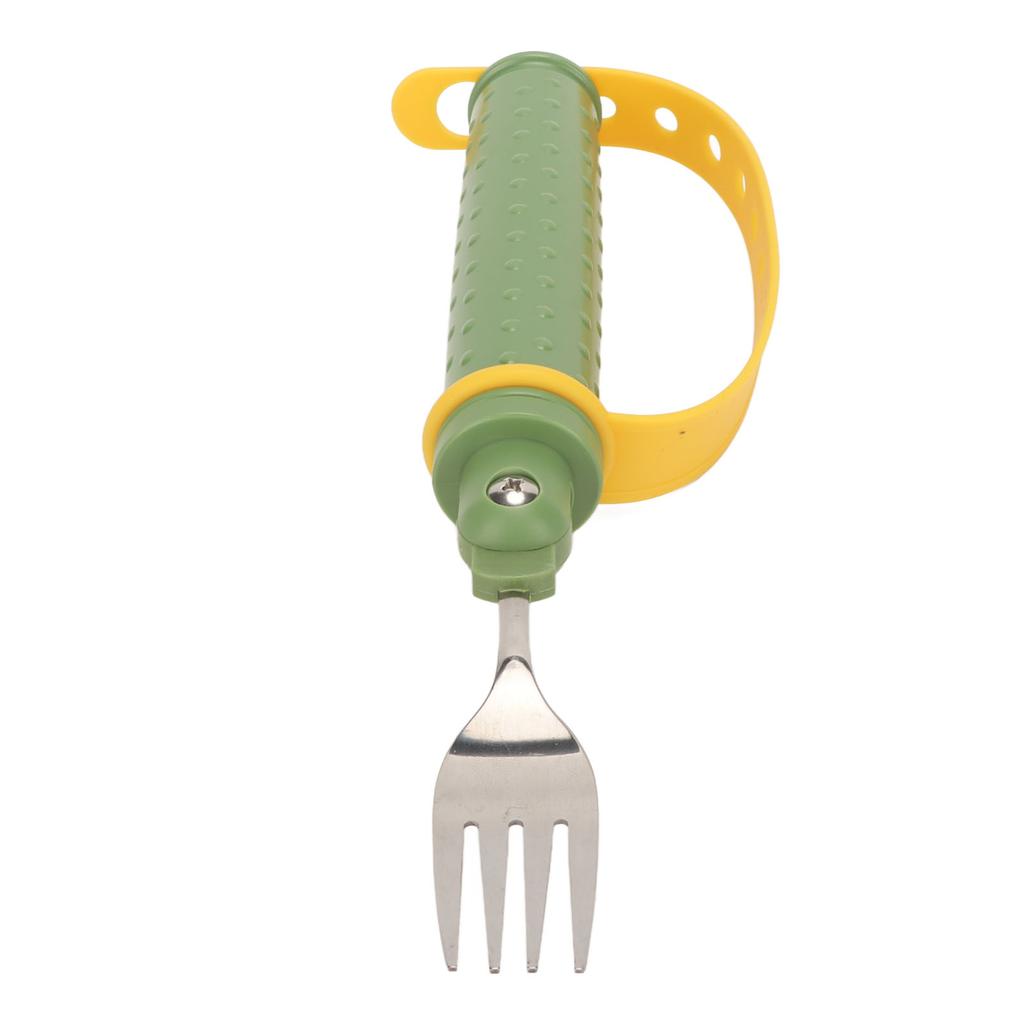 Esshilfen mit einfachem Griff Gabel Verstellbar Verhindern Zittern Edelstahl Adaptives Esshilfe-Besteck für ältere Menschen mit Handzittern