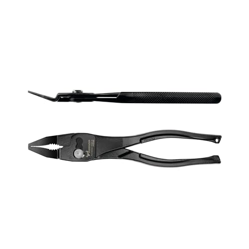 Tsunoda Ultra-Thin Hold Pliers, Bent Type, 200mm, PLC-200GUB