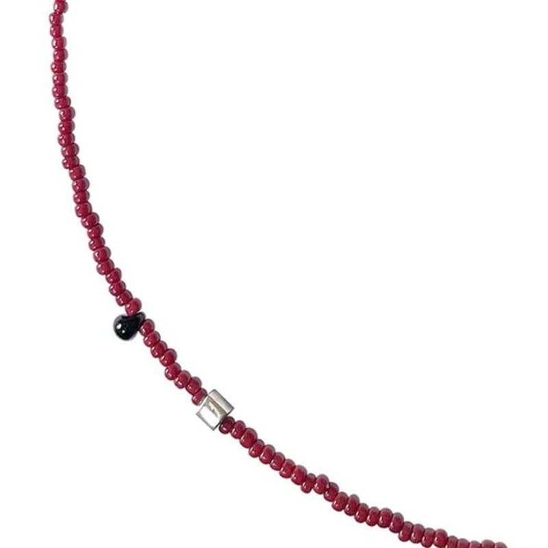 Standingfish schwarze Blasen Halskette R1