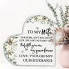 Gift for a Woman from Her Husband, Acrylic Heart, Presents for Her, Anniversary, Wedding, Birthday, Keepsake, Table Decoration, Decorative Sign for Li