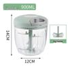 Abay Manual Food Chopper & Garlic Press