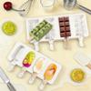 Oval Ice Cream Silicone Mold DIY Cheese Stick Popsicle Ice Cream Baking Cake Tool