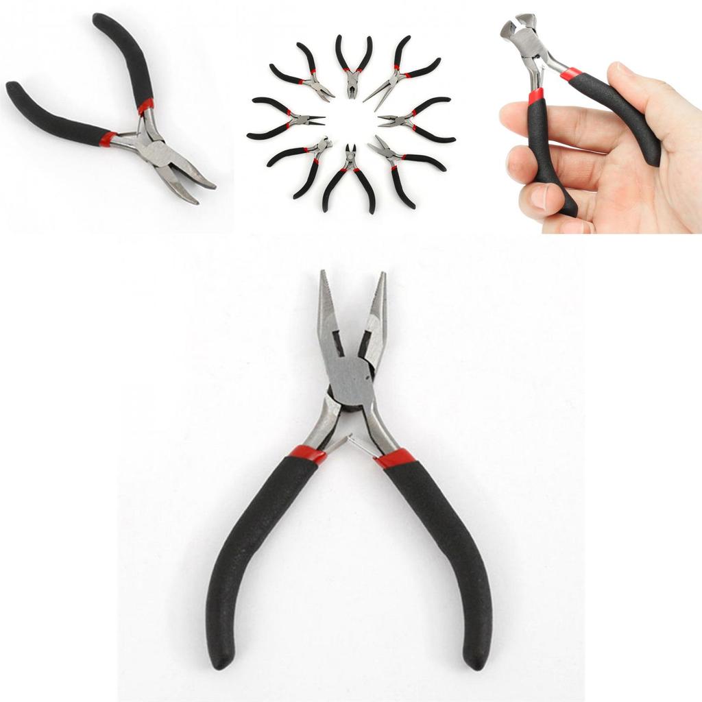 Premium 8pcs Mini Pliers Tools Set For Jewelry Making With Comfortable Grip And Unique Design