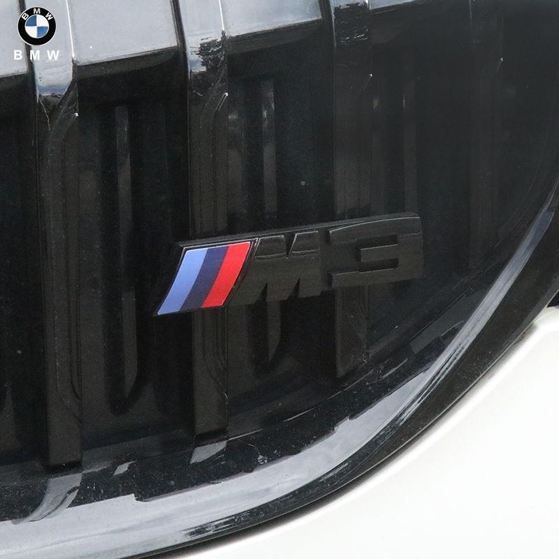 NAZF2 3D ABS M Logo Car Front Grille Badge Sticker For BMW M Emblem E90 E92 E93 F80 G80 F82 G82 G83 E28 E34 E39 E60 F90 M1 M2 M3 M5 M6