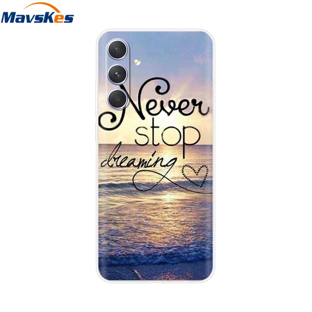 Shockproof Clear Silicone Soft Phone Back Case For Samsung Galaxy A55 5G SM-A556V A 55 Cases Cover Coque Shell Bags Mask Fundas