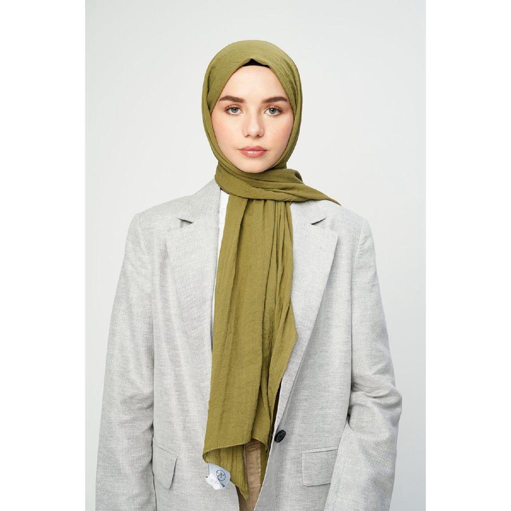 Kra-Baumwollschal Grüner Tee