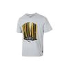 T Shirts Men's Gray Crew Neck Moderate (Unisex) T-Shirts 624819 01