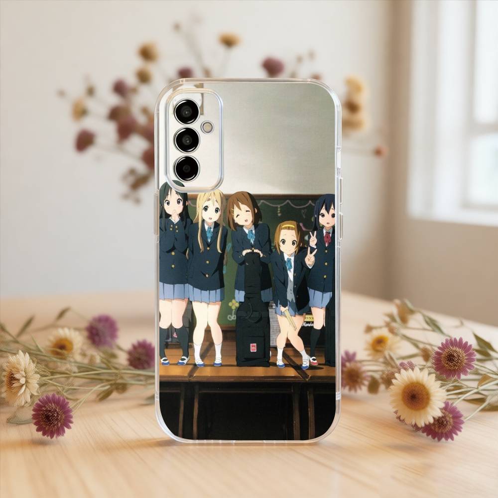 

K-ON_ Phone Case Transparent Silicone Soft For SamsungA10,12,20,21S,30,31,40,50,51,52,70,71 Samsung a52 a52S