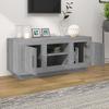 VidaXL TV Stand Sonoma Grey 102x35x45 Cm Engineered Wood 817226