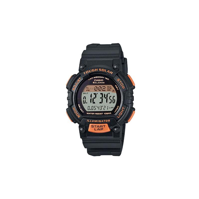 

Casio YOUTH series - disc digital display, shockproof, antimagnetic and waterproof movement, quartz movement, resin strap, Japanese and STL-S300H-1BJH сірий колір