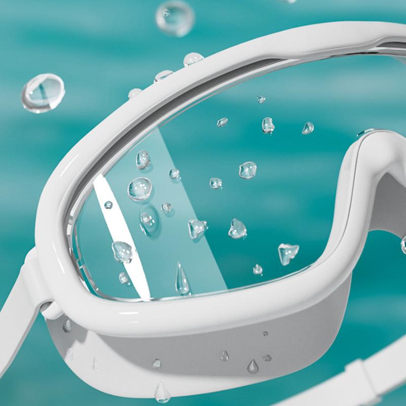Popular Online Waterproof And Anti Fog Large Frame Professional Diving Goggles, Adult Swimming Goggles