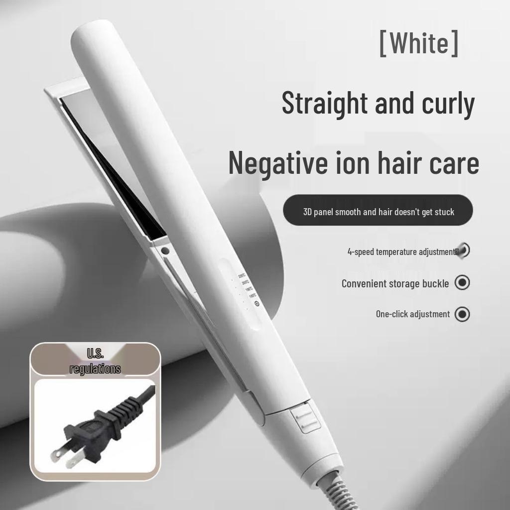 2025 Anti-Scald Wet/Dry Straightener & Curler - Damage-Free Clamping Plate for Household Use