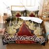 Robe Iniesta Extremoduro Vintage Album Cover Grunge Concert Print Duvet Cover + 2 Pillowcases Rock Fans 3pcs Bedding Set