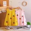 2026 Summer Girls' Sleeveless Cherry Vest Dress - Cute & Stylish