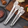 304 Stainless Steel Steak and Food Tongs for Kitchen and Barbecue