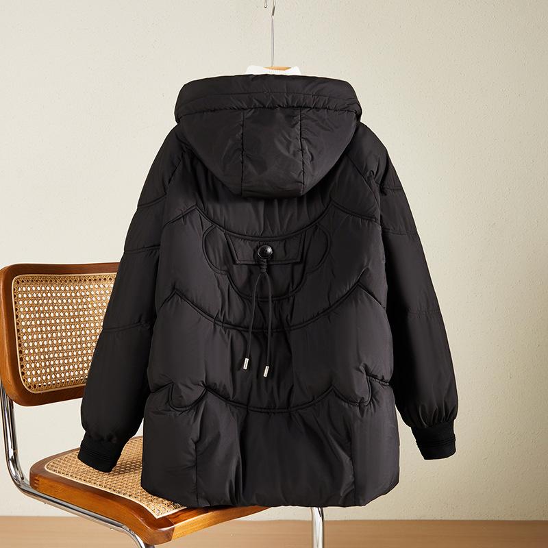 Middle-aged Mother Winter Down Cotton-padded Jacket New Cotton-padded Jacket Middle-aged and Elderly Women Winter Cotton-padded Jacket