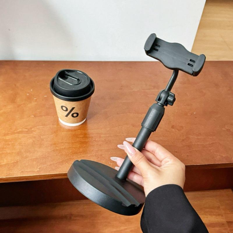 Retractable Desktop Phone & Tablet Stand for Streaming and Watching