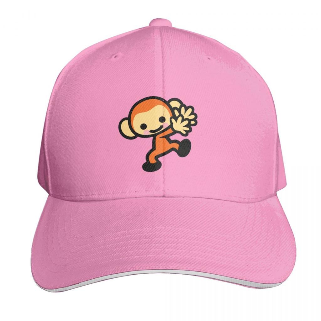 Rhythm Heaven Monkey Sticker Baseball Cap Unisex For Men Women Outdoor Golf Running Hiking Summer Beach Travel