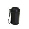 Fashionable Octagonal Insulated Coffee Cup with Flip Lid, Double-Layer 304 Stainless Steel