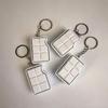 Chocolate Shaped Fidget Slider Keychain Cute Colorful Stress Relief Toy Smooth Surface for Kids School Bag Pendant Gifts