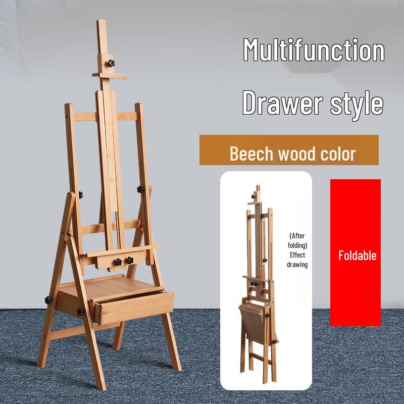 Мини настольный мольберт Hantun из бука с ящиком