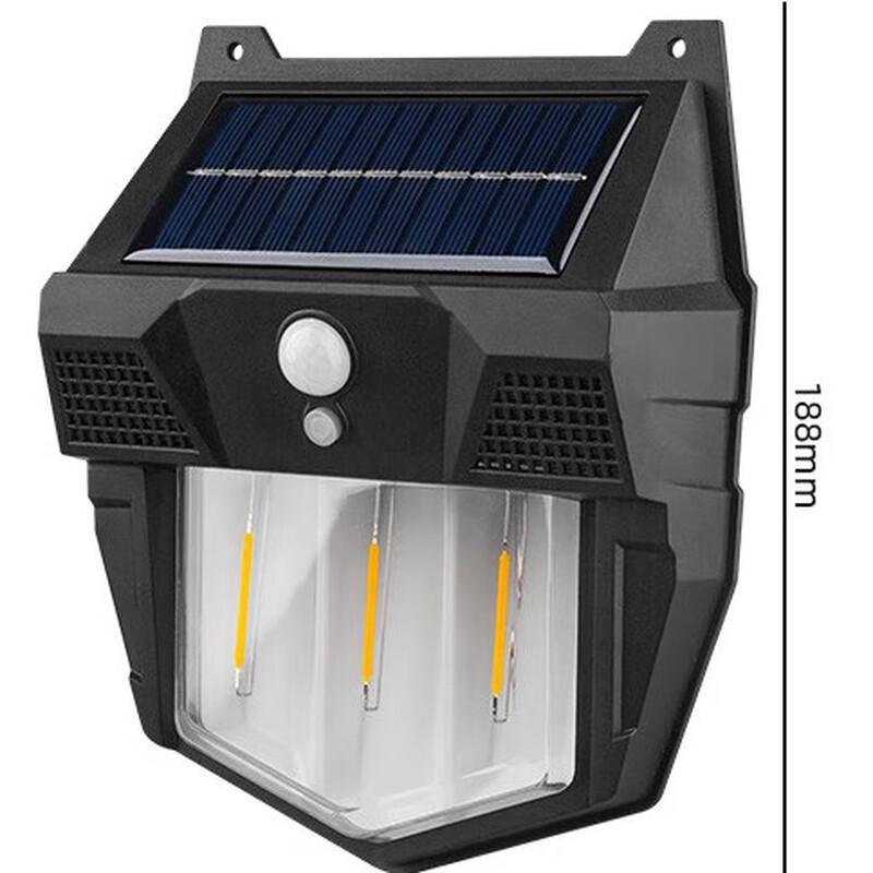 UOSU Solar Motion Sensor Outdoor Wall Lights (2-Pack)