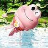Baby Bath Toys For Kids Ages 1-3Y Cute Swimming Frog Water Pool Toys Floating Wind-Up Infant Bathtub Toys No Battery Need