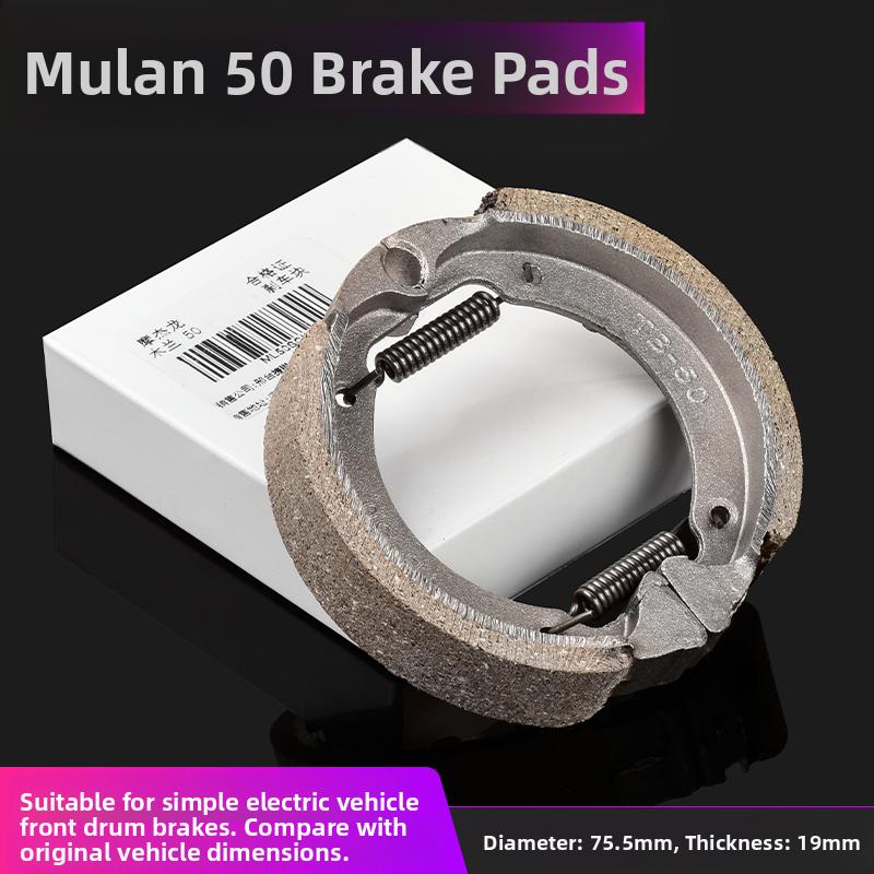 Durable Brake Pads Set - Suitable for Drum & Disc Brakes, Fits Most E-Bikes, E-Scooters & Motorcycles, Long-Lasting Performance