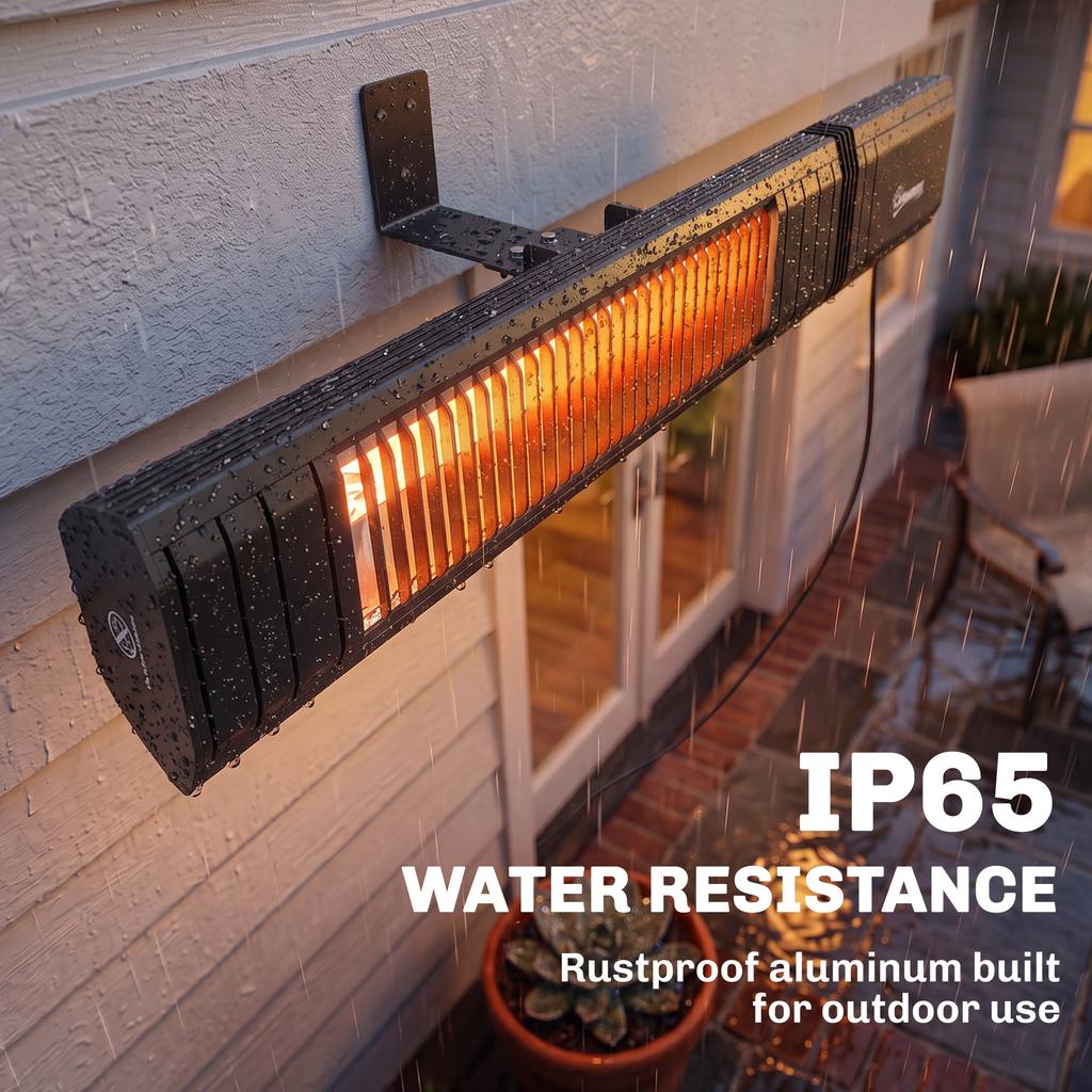 Wall Mounted 2000 W Electric Infrared Patio Heater
