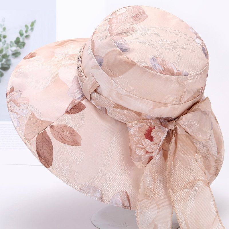 Middle Aged and Elderly Women's Hats Summer Mothers' Sun Protection Hats Sun Hats Breathable Fisherman Hats
