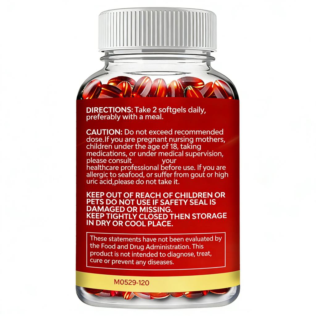 Astaxanthin 24mg Kapseln - Starkes Antioxidans - mit Ashwagandha-Wurzelextrakt