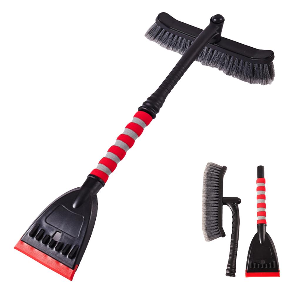 Car Snow Brush and Ice Scraper Auto Windshield Snow Cleaning Tool Detachable Design Snow Shovel Long Foam Grip for Cars