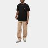 Carhartt WIP S/S Chase T-Shirt Black/Gold Men Streetwear I026391-00F-XX