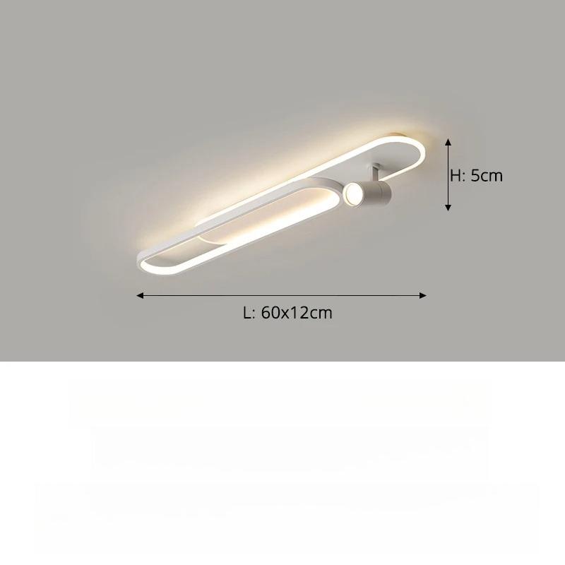 Modern Minimalist LED Ceiling Lamp with Spotlights Indoor Home Living Room Dining Room Bedroom Decorative Lighting
