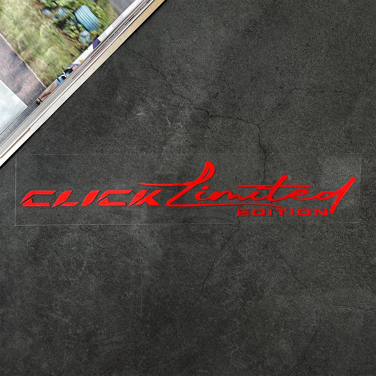 

Водонепроникні наклейки для мотоцикла Honda Click для моделей 125i/V3/160/150i 20cm x 3.3cm