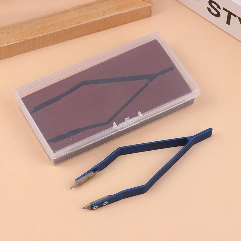 Профессиональный инструмент для снятия пружинных стержней из нержавеющей стали 7825 V-образного типа пинцет для пружинных стержней часов Rlx для часовщика для ремонта часов синий