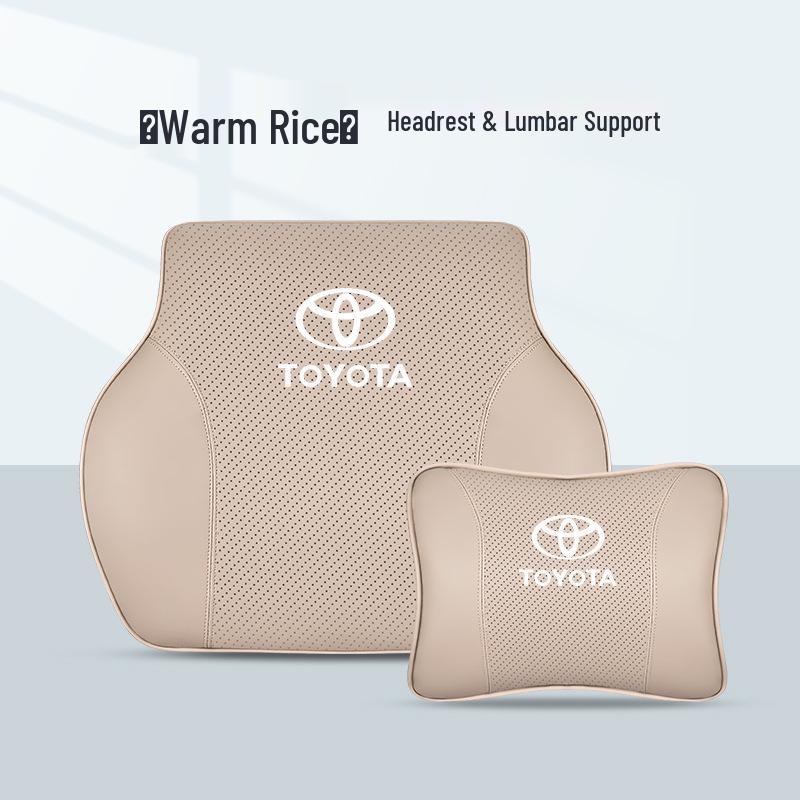 Kopfstütze & Lendenkissen für Toyota Autos: Corolla, RAV4, Camry, Highlander, Avalon