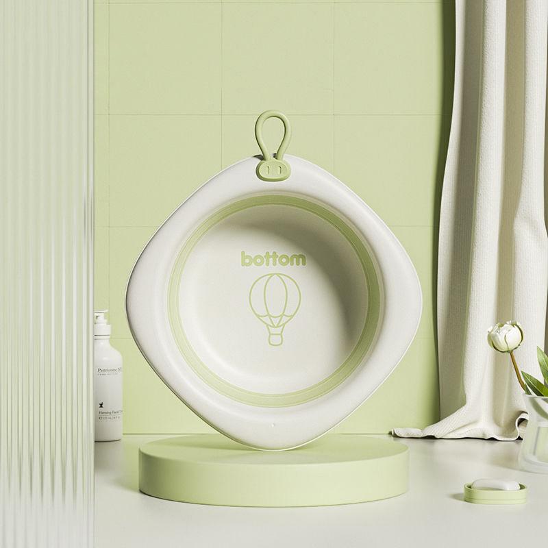 Skládací umyvadlo pro děti, Přenosné umyvadlo, Silný plastový lavor pro miminka, Domácí dětská malá miska