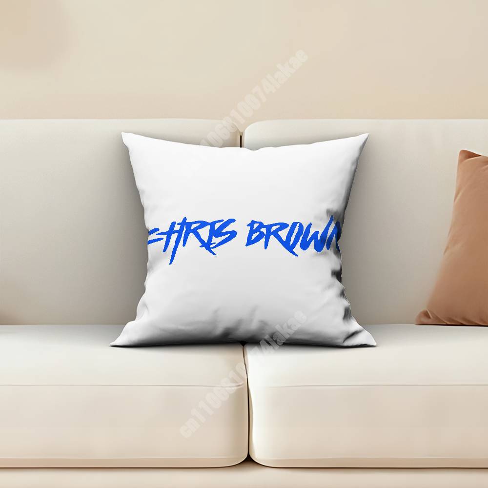 CChris Breezy BBrown For the Moment Sofa Couch Pillow Cover Cushion Case Home Bedroom Decoration