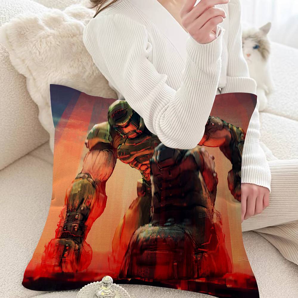 Popular Games D-Dooms Eternals Pillow Gift Home Office Decoration Bedroom Sofa Car Cushion Cover case 45x45