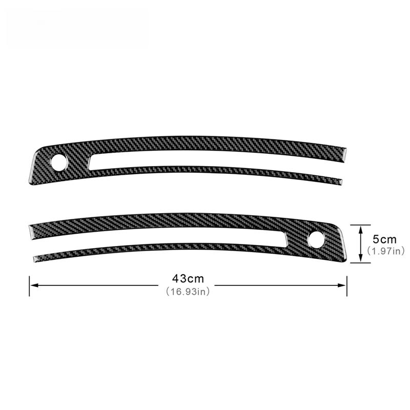 Real Soft Carbon Fiber Trim For Subaru BRZ Toyota GR86 2021 2022 2023 2024 Center Console Defogging Outlet Sticker Accessories.