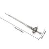 Viking Gothic Skull Ram Head Sword Hair Stick - Norwegian Style Party Accessory