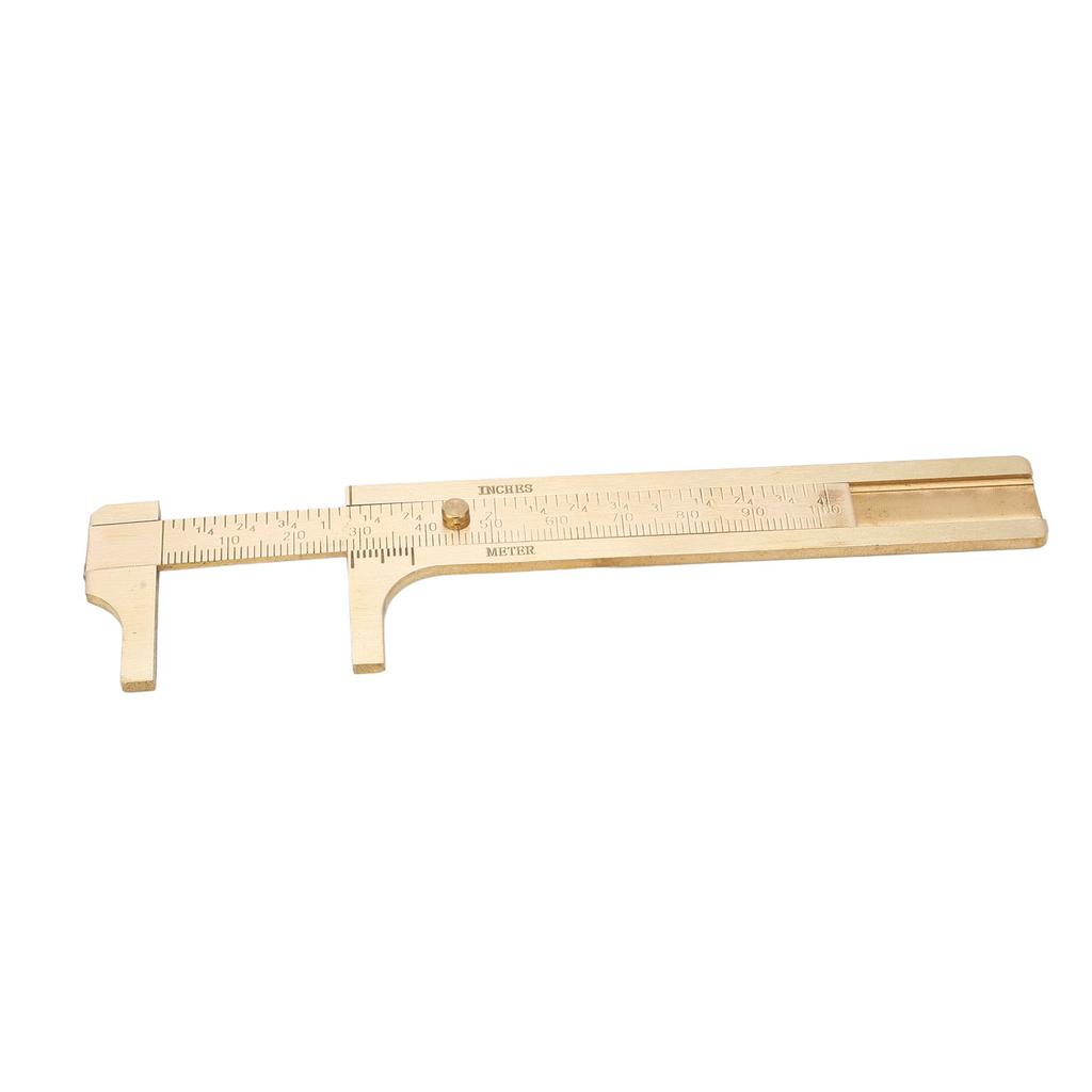 Vernier Caliper Brass   Inch Dual Scales Retro   Measuring Tool for Repair