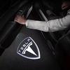 Car Sticker Tesla 2Pcs Car Door Projector LED Logo Welcome Lights Shadow Decoration Lamp for Tesla Model 3 Y Model X S Accessori