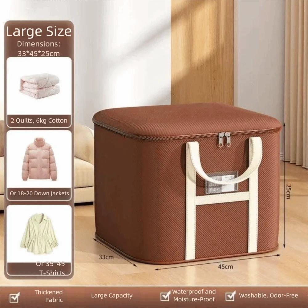 Durable Large Capacity Moving Packing Bag Multipurpose with Zipper Quilt Storage Bag Waterproof Woven Bag Packing Supplies