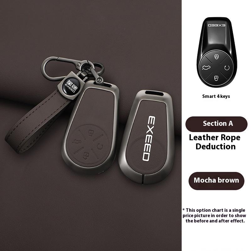 

Interior Mouldings For Chery EXEED VX LX RX TXL Modified FL CDM PHEV Zinc Alloy Car Key Case Remote Cover Shell Holder Fob Key R